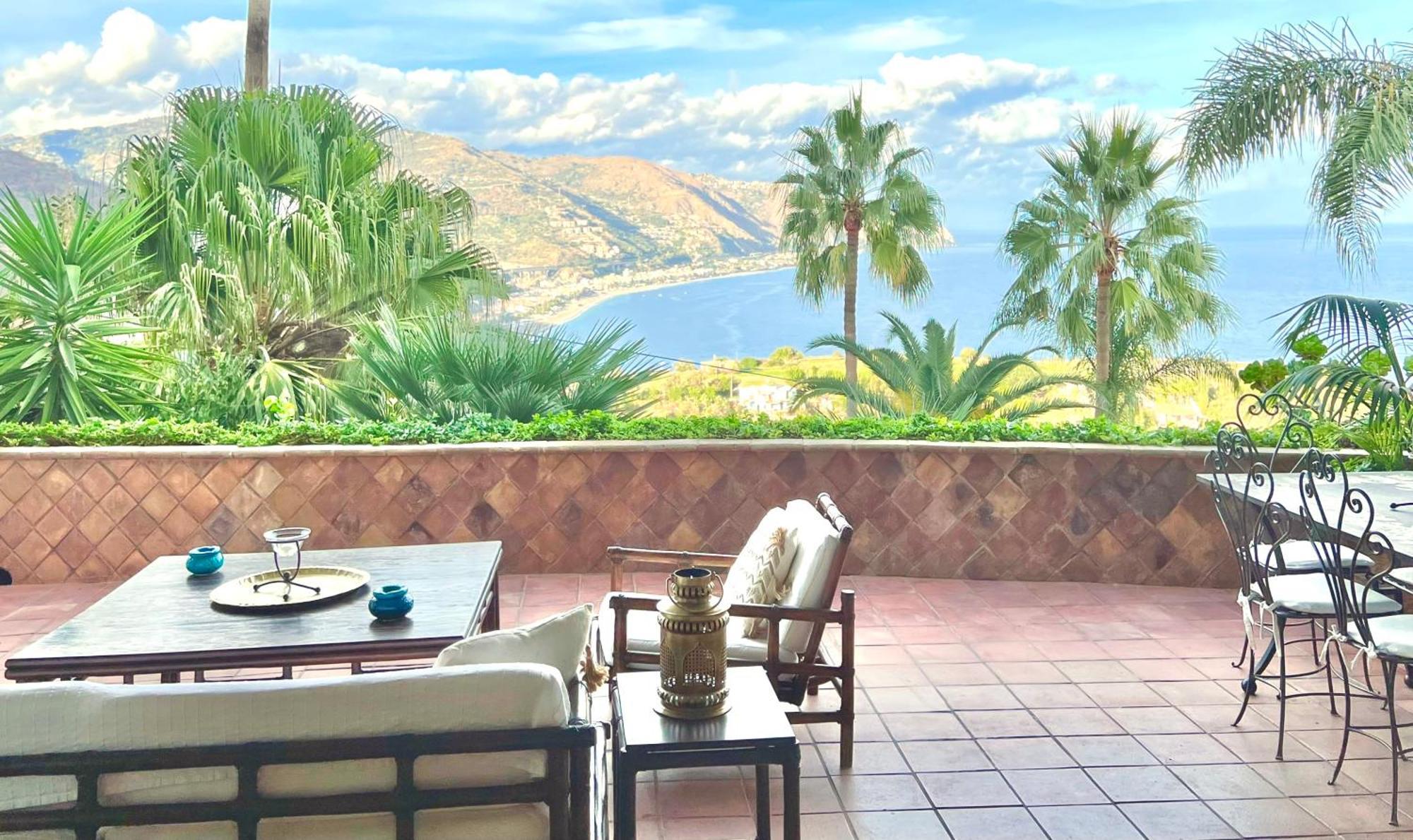 Villa Lou Taormina Private Villa With Panoramic Sea View Pool Exterior foto