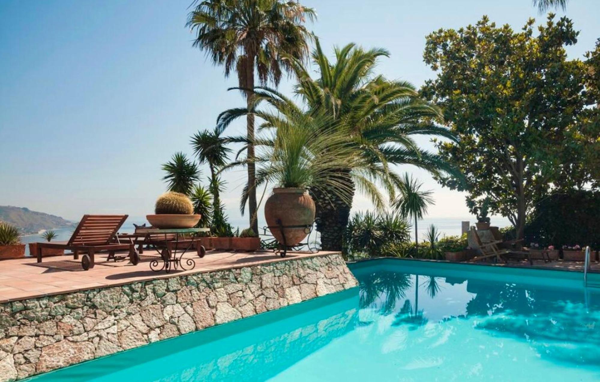 Villa Lou Taormina Private Villa With Panoramic Sea View Pool Exterior foto